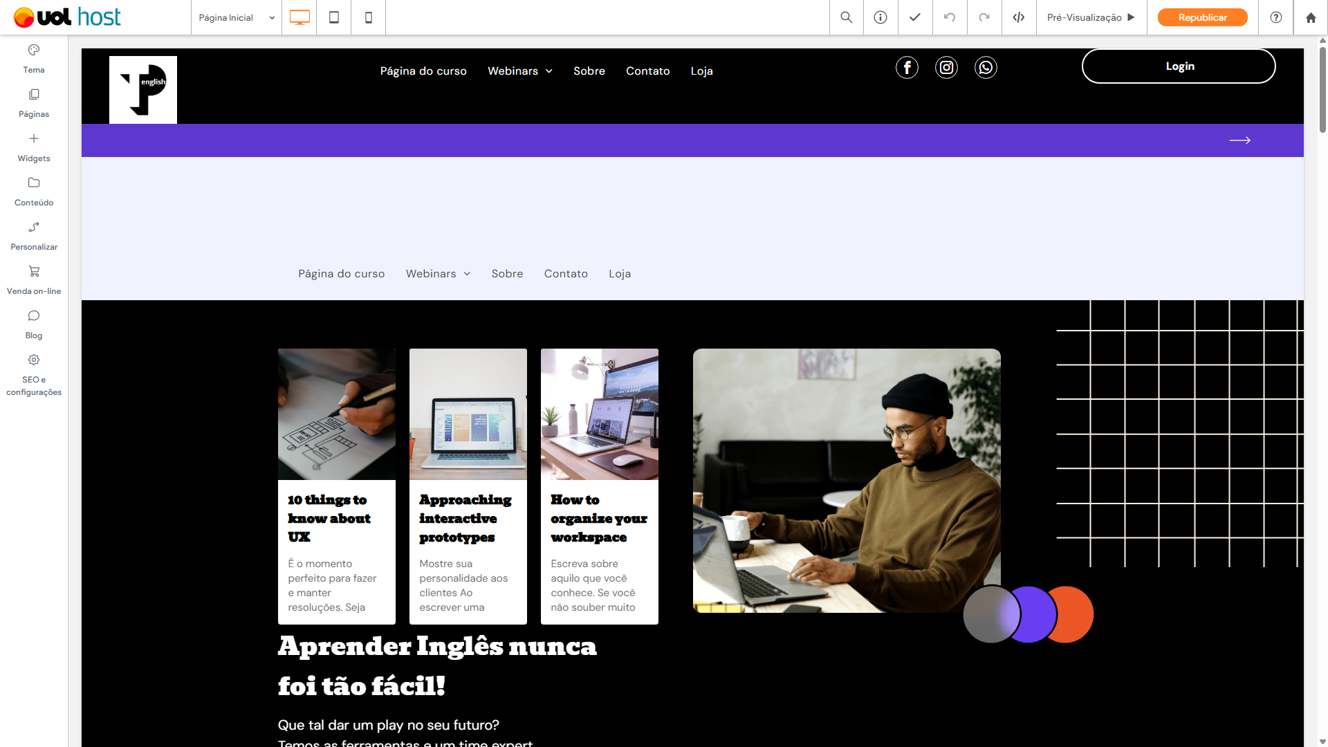Imagem Interativa Webmail